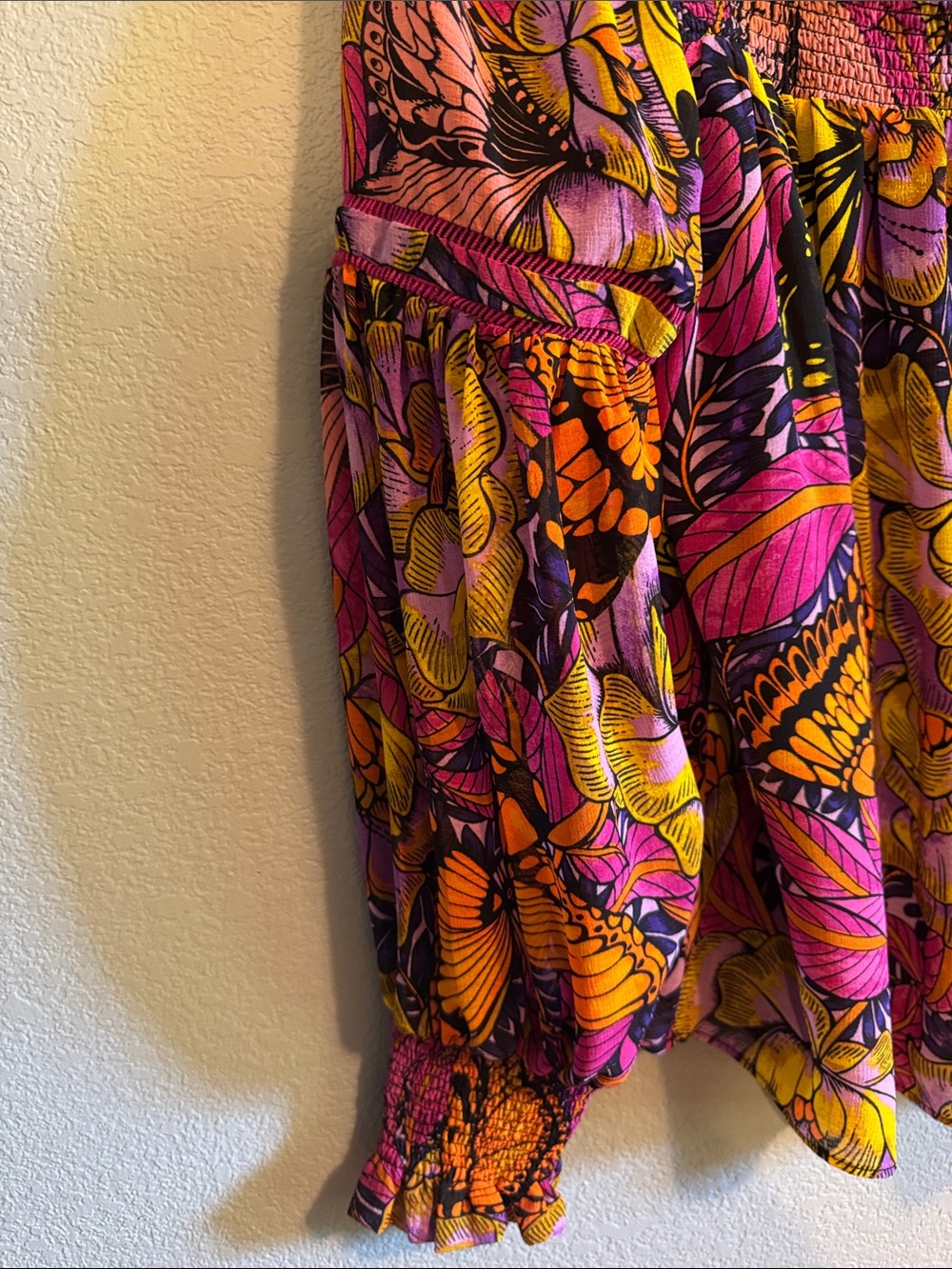 Alexandra Farmer for Anthropologie Butterfly Peasant Blouse - Picture 4 of 6
